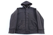 Timberland Black Full Zip Sherpa Lined Jacket - ThriftedThreads.com