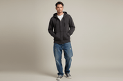 Timberland Black Full Zip Sherpa Lined Jacket - ThriftedThreads.com