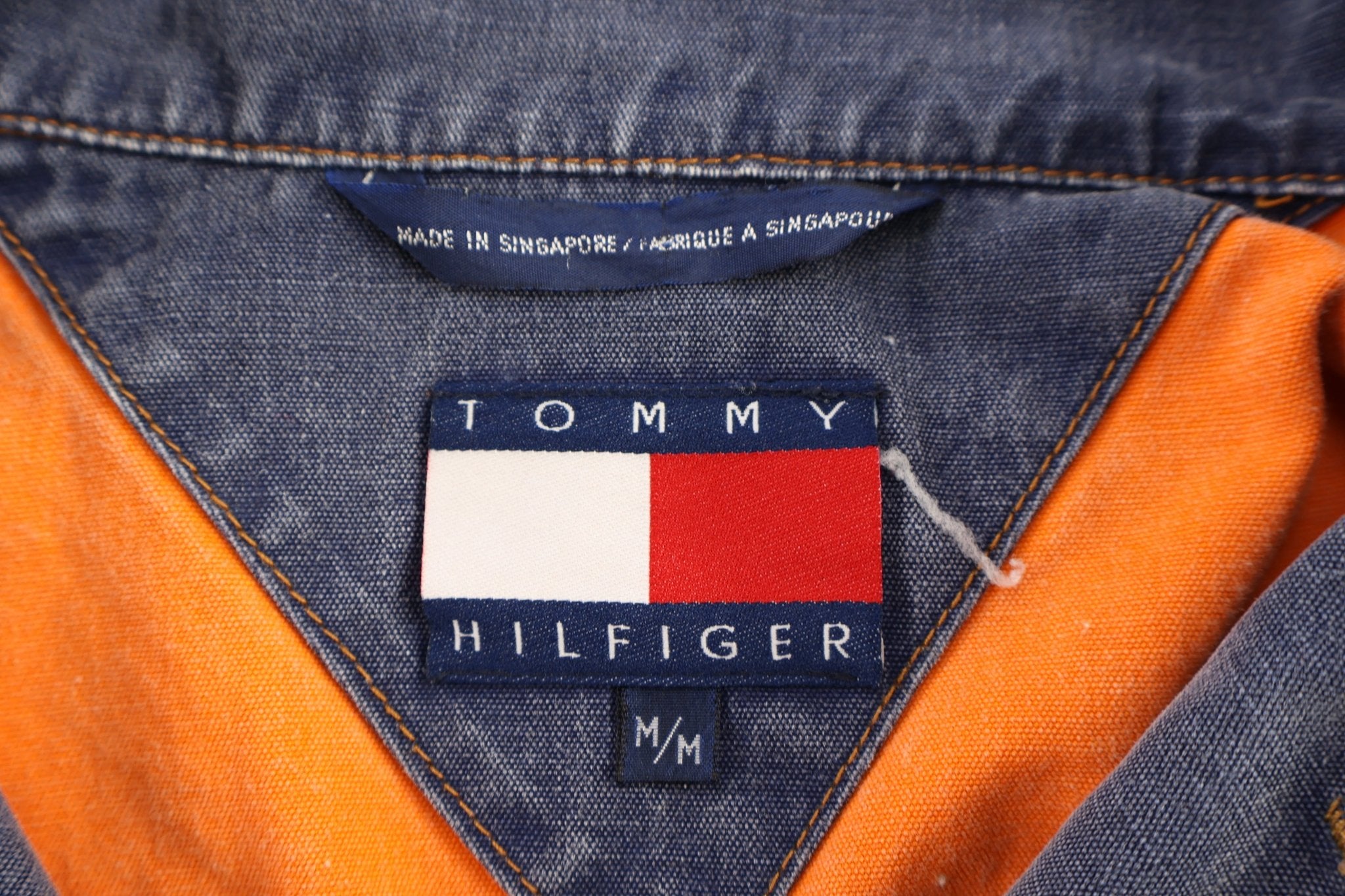 Tommy Hilfiger Blue Lightweight Trucker Jacket - Jacket - Thrifted Threads