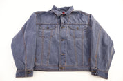 Tommy Hilfiger Blue Lightweight Trucker Jacket - Jacket - Thrifted Threads