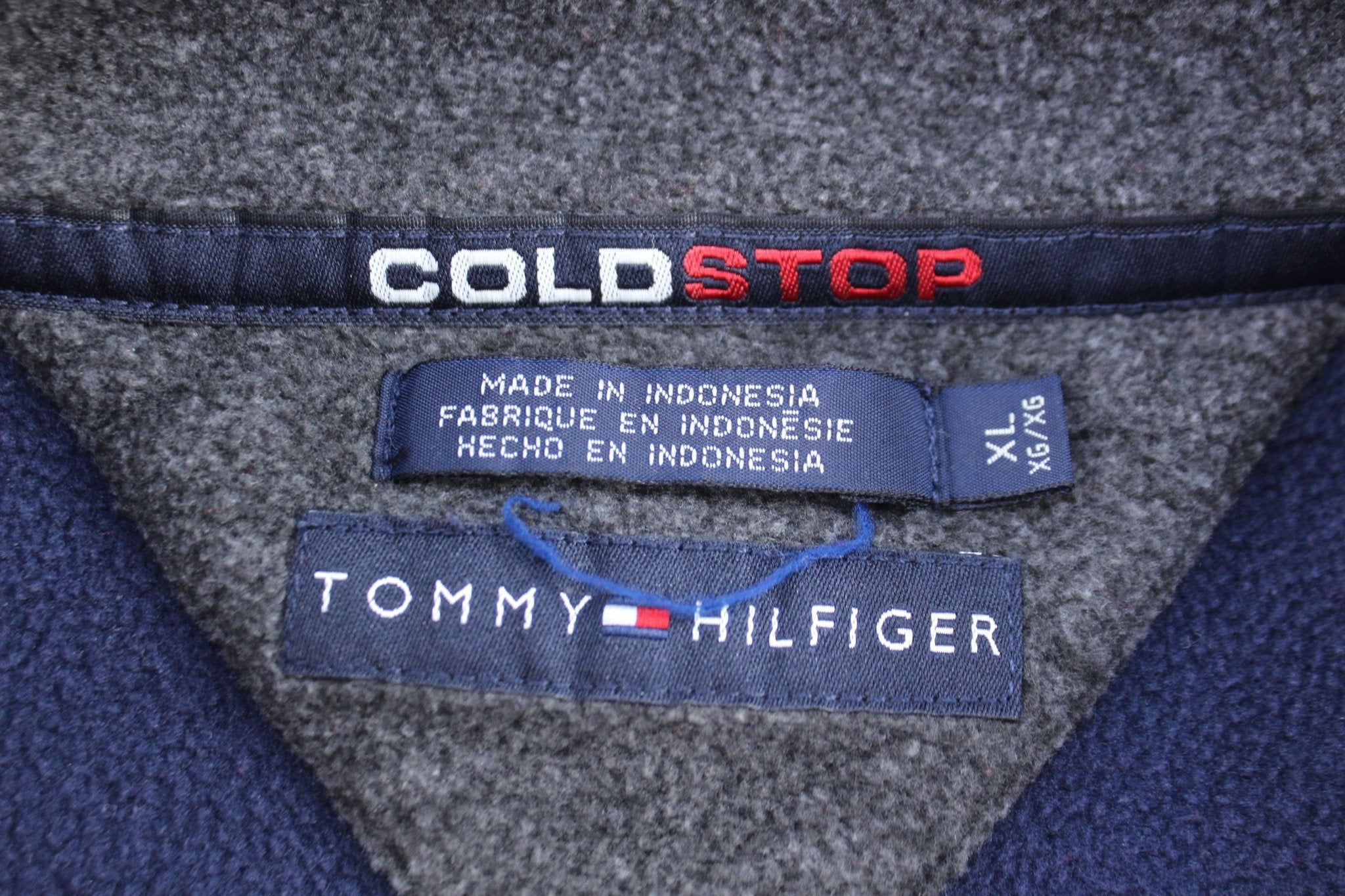 Tommy Hilfiger Cold Stop Full Zip Fleece Jacket - Jackets - Thrifted Threads