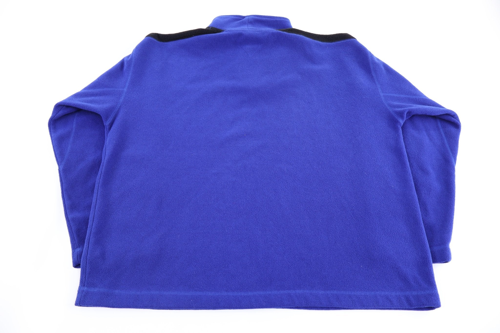 Tommy Hilfiger Embroidered Logo Blue Fleece Pullover - Sweater - Thrifted Threads