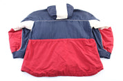 Tommy Hilfiger Embroidered Logo Red, Blue, & White Zip Up Jacket - ThriftedThreads.com