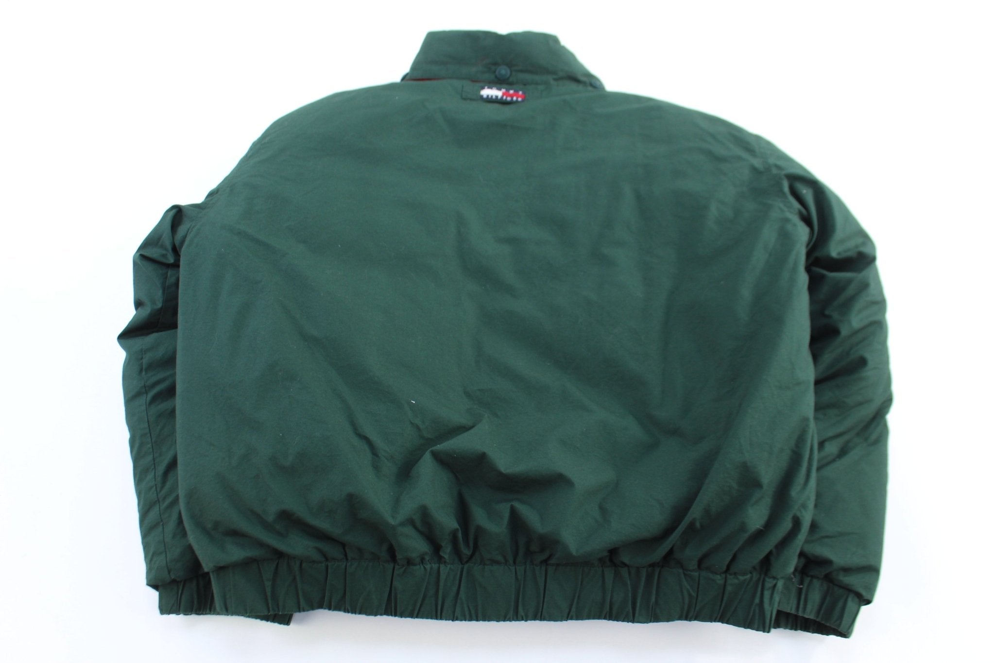 Tommy Hilfiger Embroidered Patch Full Zip Puffer Jacket - Jacket - Thrifted Threads