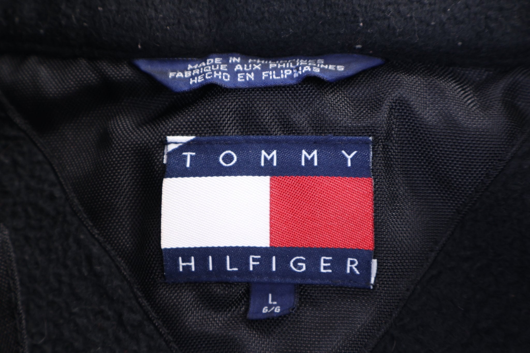 Tommy Hilfiger Logo Patch Fleece Pullover - Jacket - Thrifted Threads