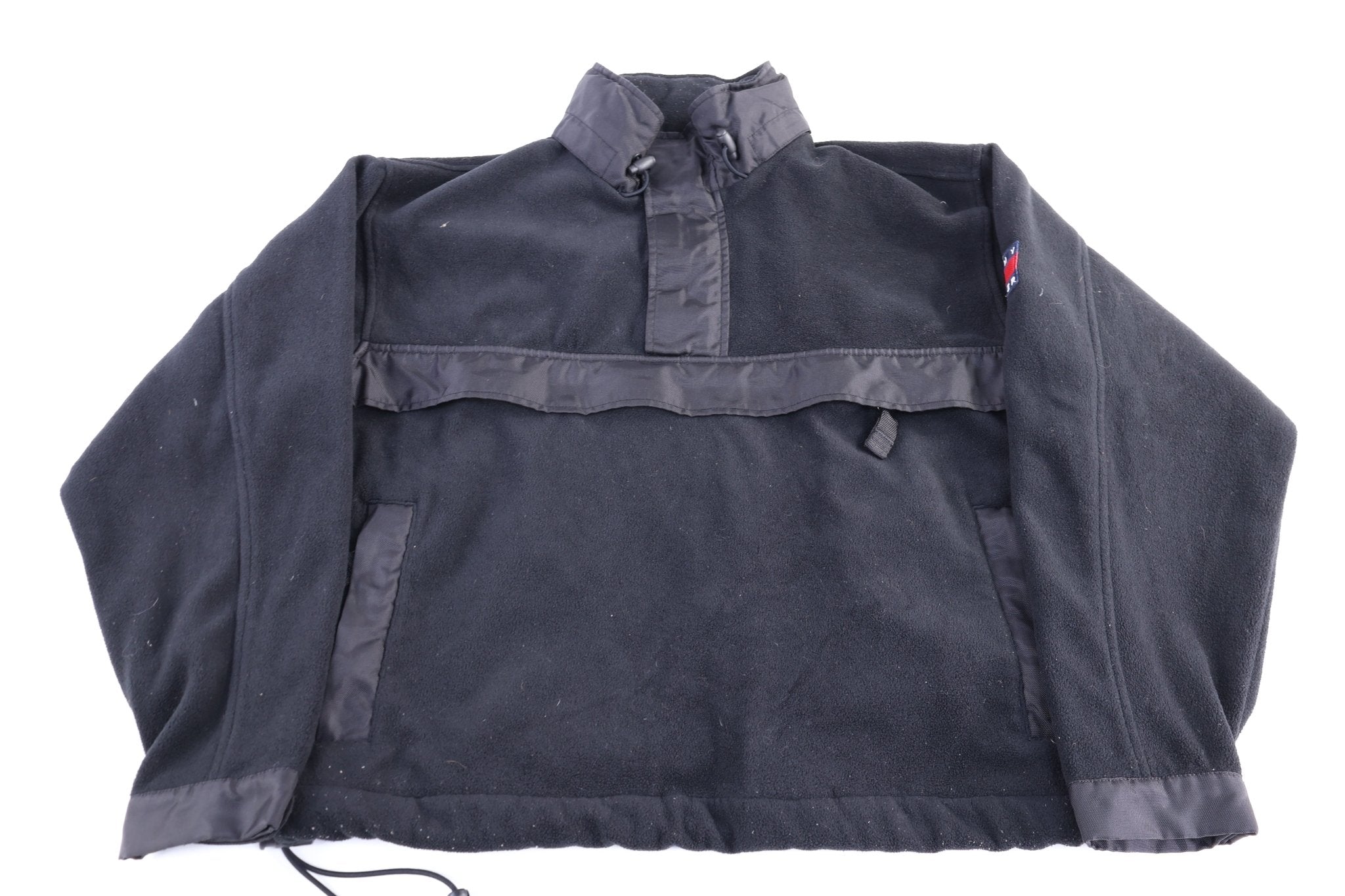 Tommy Hilfiger Logo Patch Fleece Pullover - Jacket - Thrifted Threads