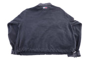 Tommy Hilfiger Logo Patch Fleece Pullover - Jacket - Thrifted Threads