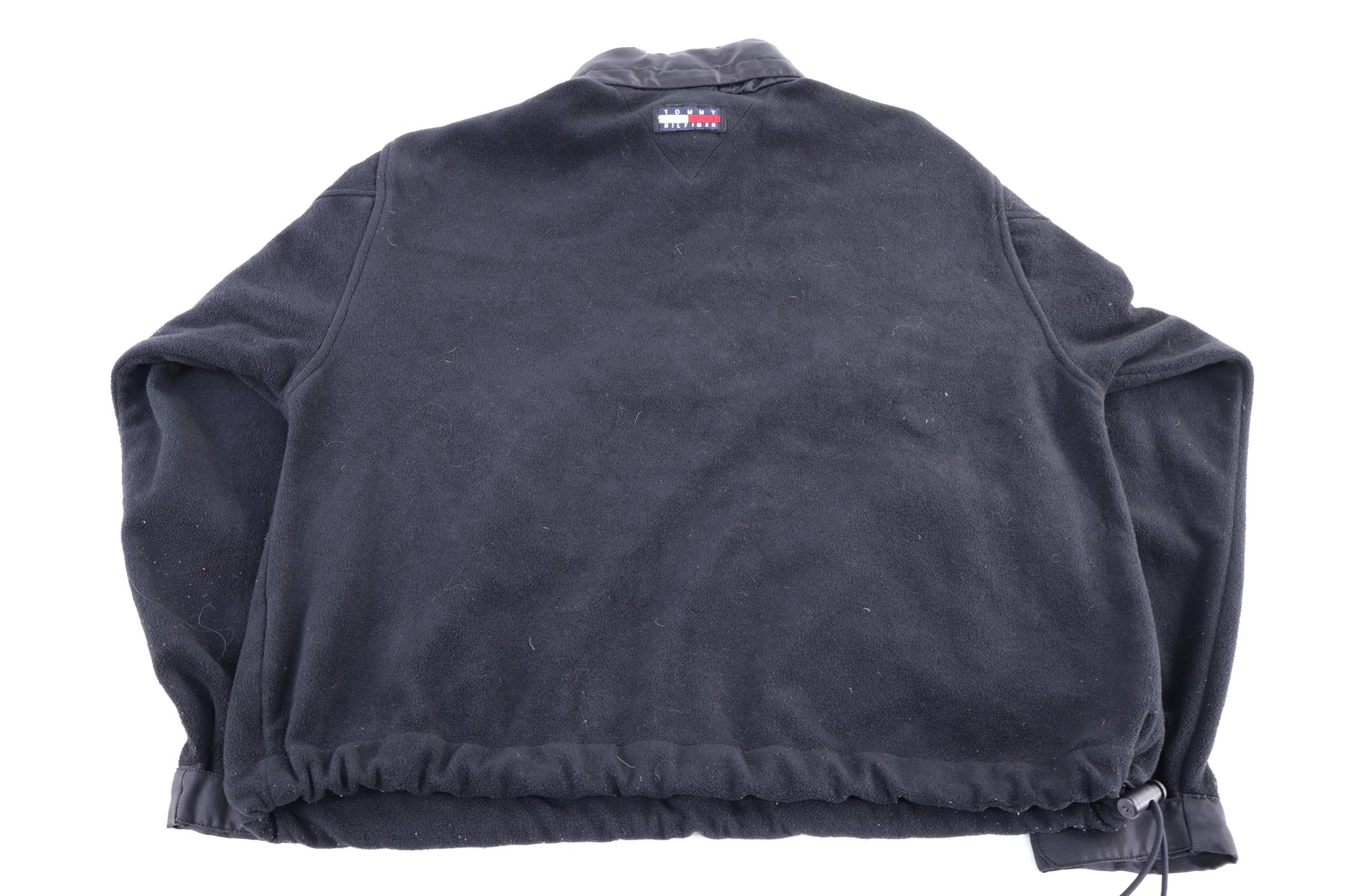 Tommy Hilfiger Logo Patch Fleece Pullover - Jacket - Thrifted Threads
