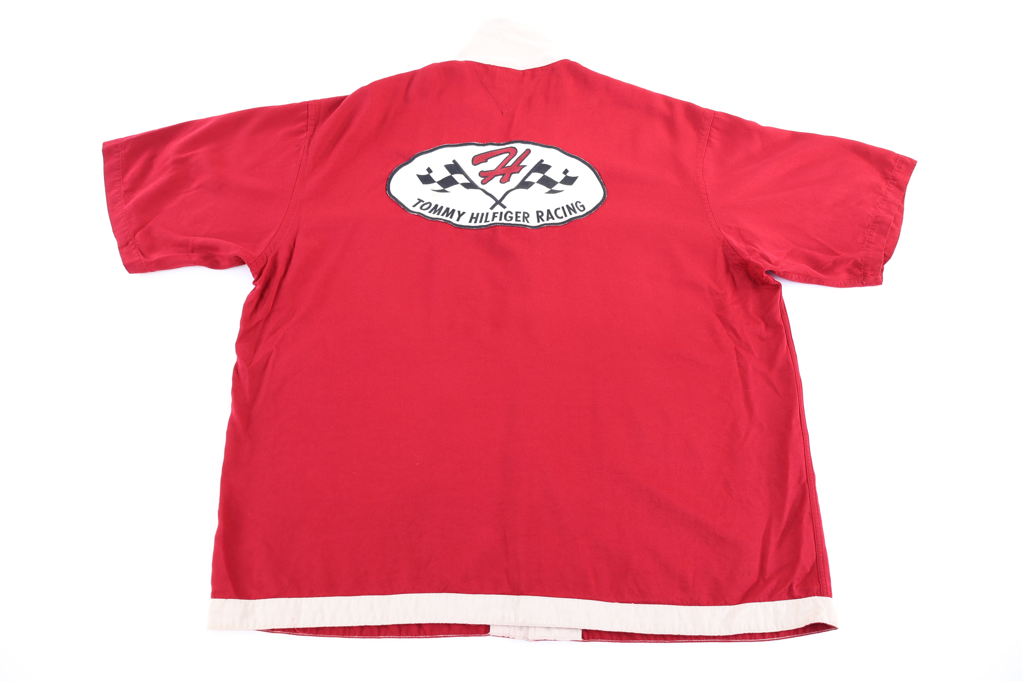 Tommy Hilfiger Racing Red Sleep Button Down - Button Ups/Downs - Thrifted Threads