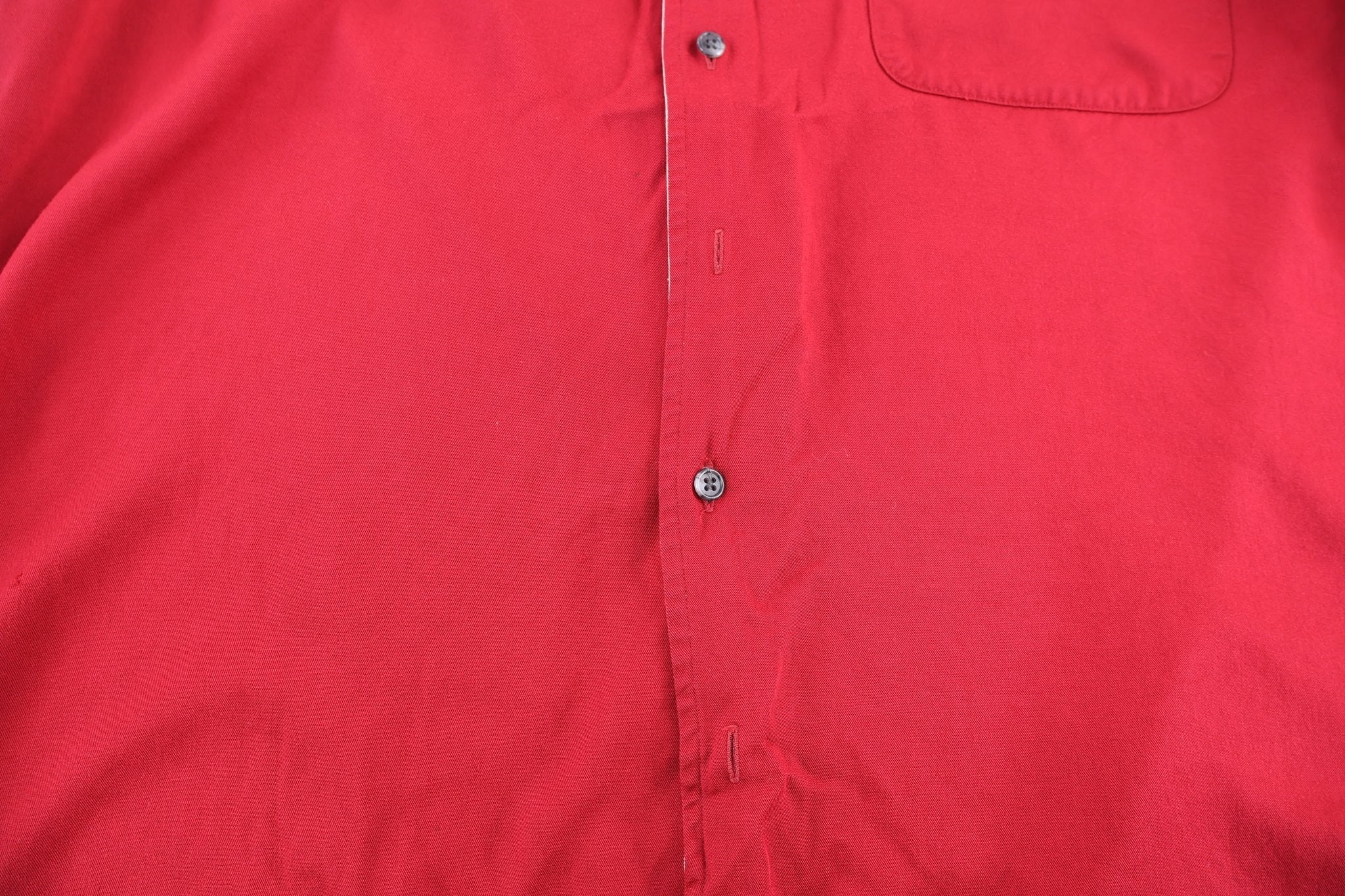 Tommy Hilfiger Racing Red Sleep Button Down - Button Ups/Downs - Thrifted Threads