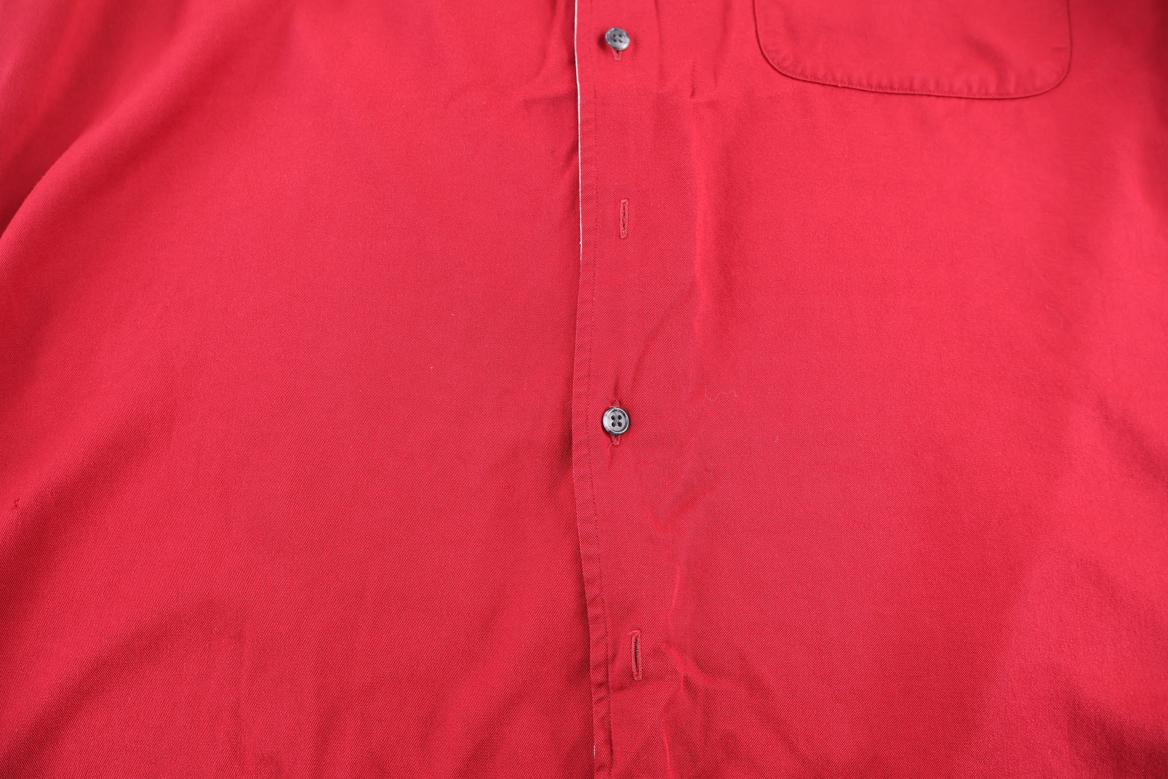 Tommy Hilfiger Racing Red Sleep Button Down - Button Ups/Downs - Thrifted Threads