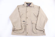 Tommy Hilfiger Tan Full Zip Jacket - Jacket - Thrifted Threads