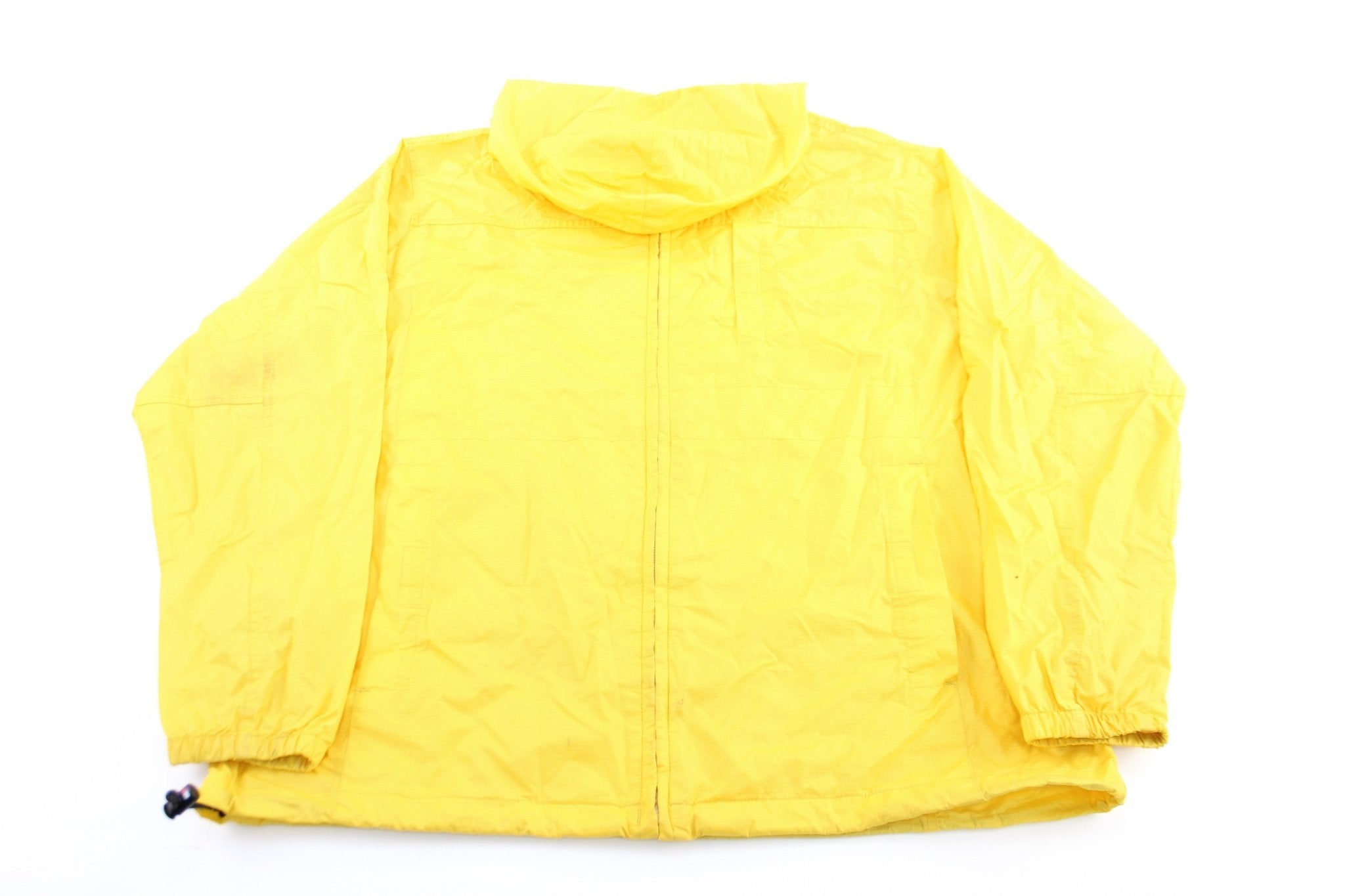 Tommy Jeans Yellow Zip Up Hooded Jacket - ThriftedThreads.com