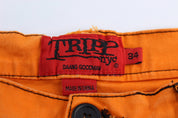 Tripp NYC Orange Pants - ThriftedThreads.com