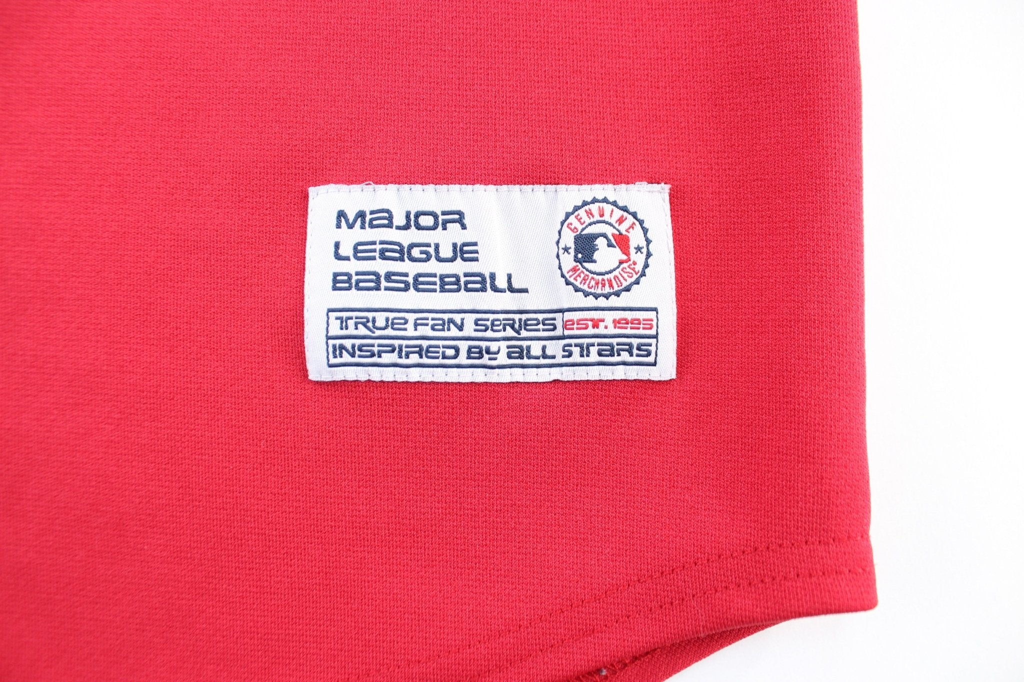 True Fan Embroidered St. Louis Cardinals Baseball Jersey - ThriftedThreads.com