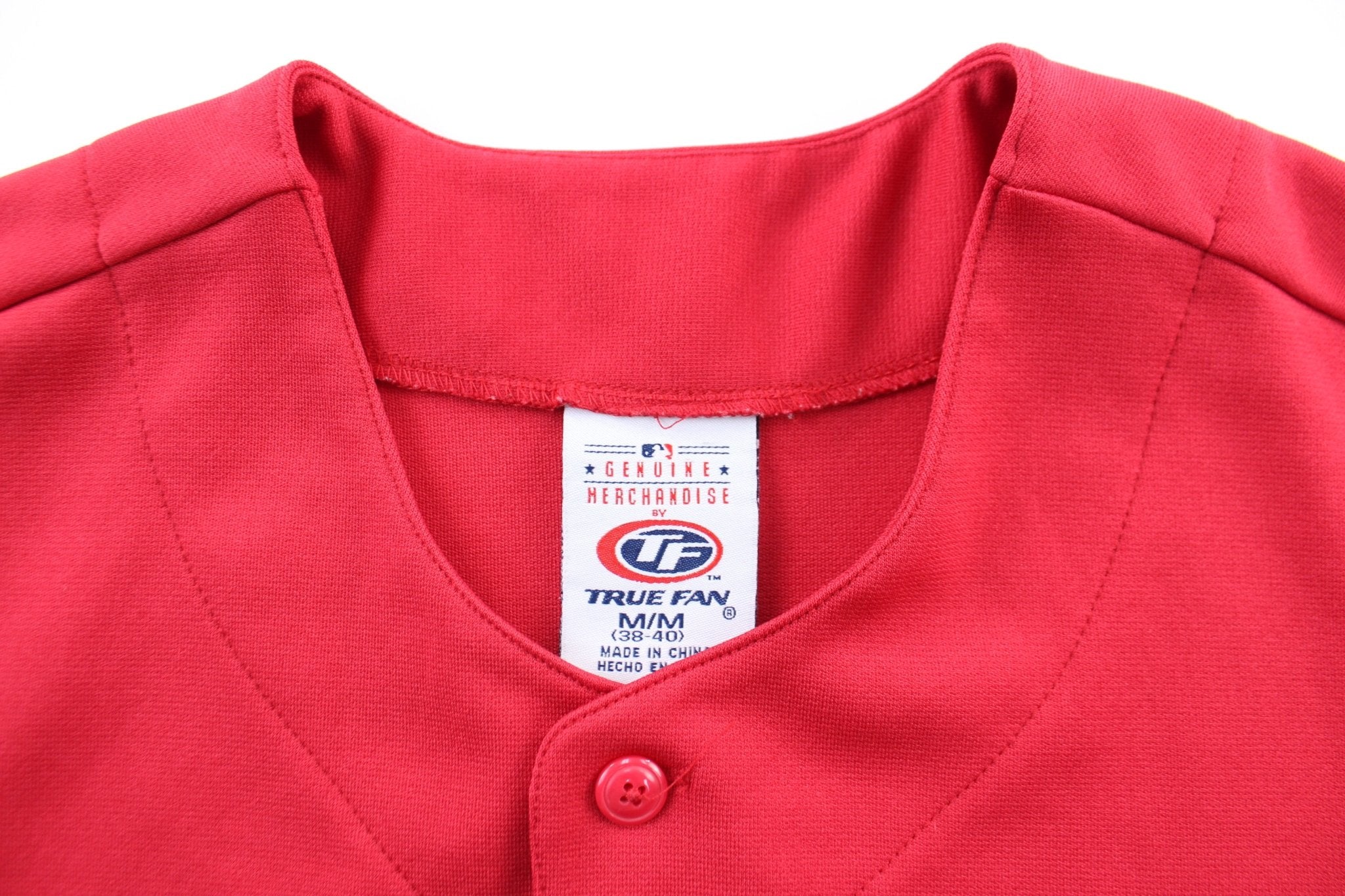True Fan Embroidered St. Louis Cardinals Baseball Jersey - ThriftedThreads.com