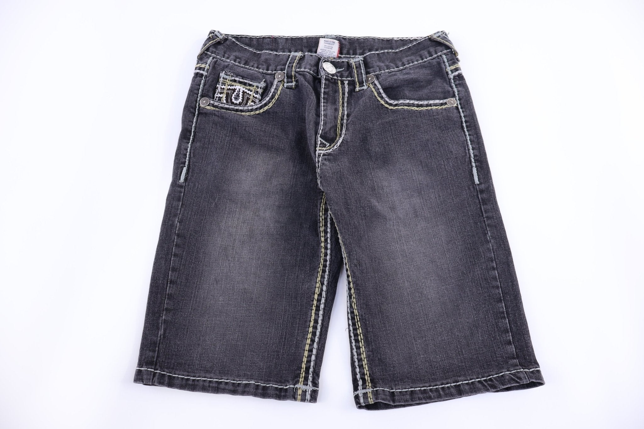 True Religion Dark Wash Denim Shorts - Pants/Shorts - Thrifted Threads