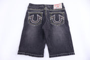 True Religion Dark Wash Denim Shorts - Pants/Shorts - Thrifted Threads