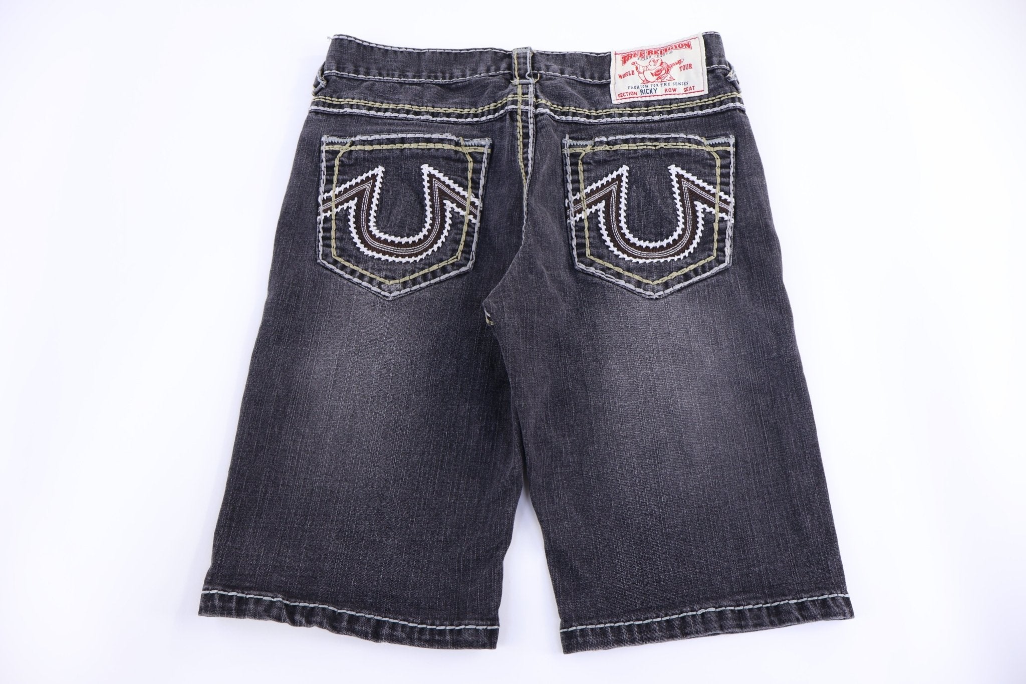 True Religion Dark Wash Denim Shorts - Pants/Shorts - Thrifted Threads