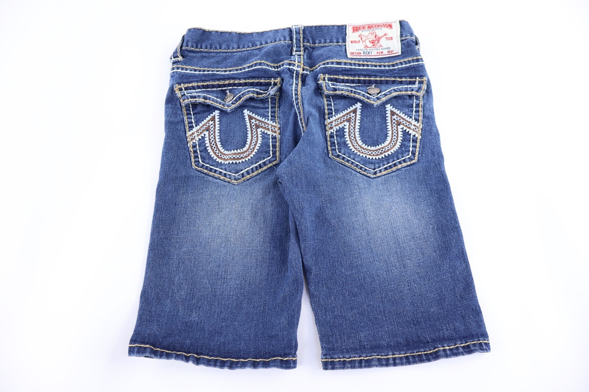 True Religion Dark Wash Denim Shorts - Pants/Shorts - Thrifted Threads