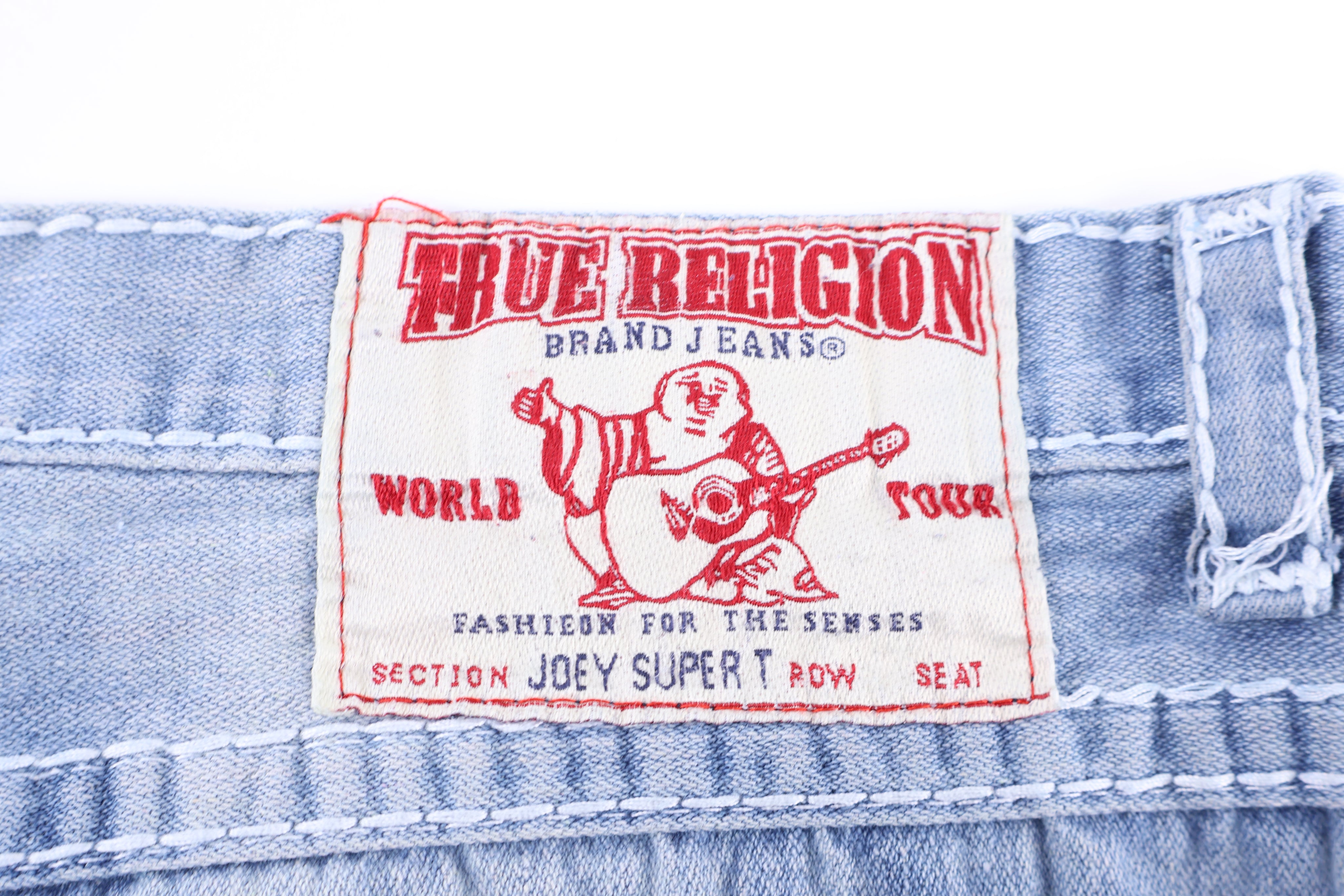 True Religion Light Wash Denim Shorts - Thrifted Threads