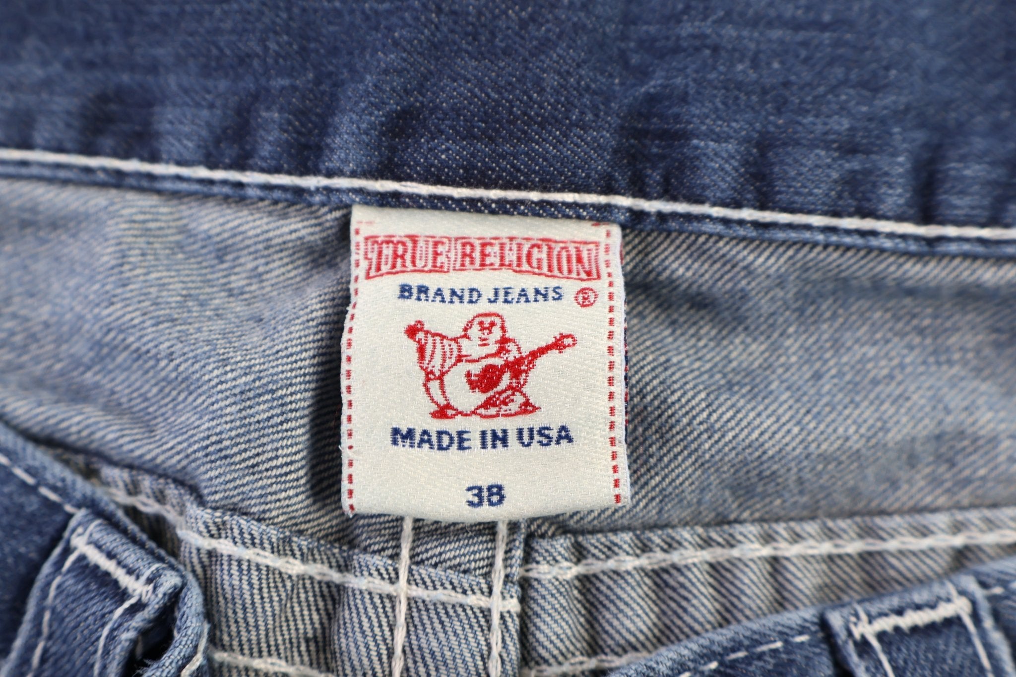 True Religion Ricky Medium Wash Denim Jeans - Pants - Thrifted Threads