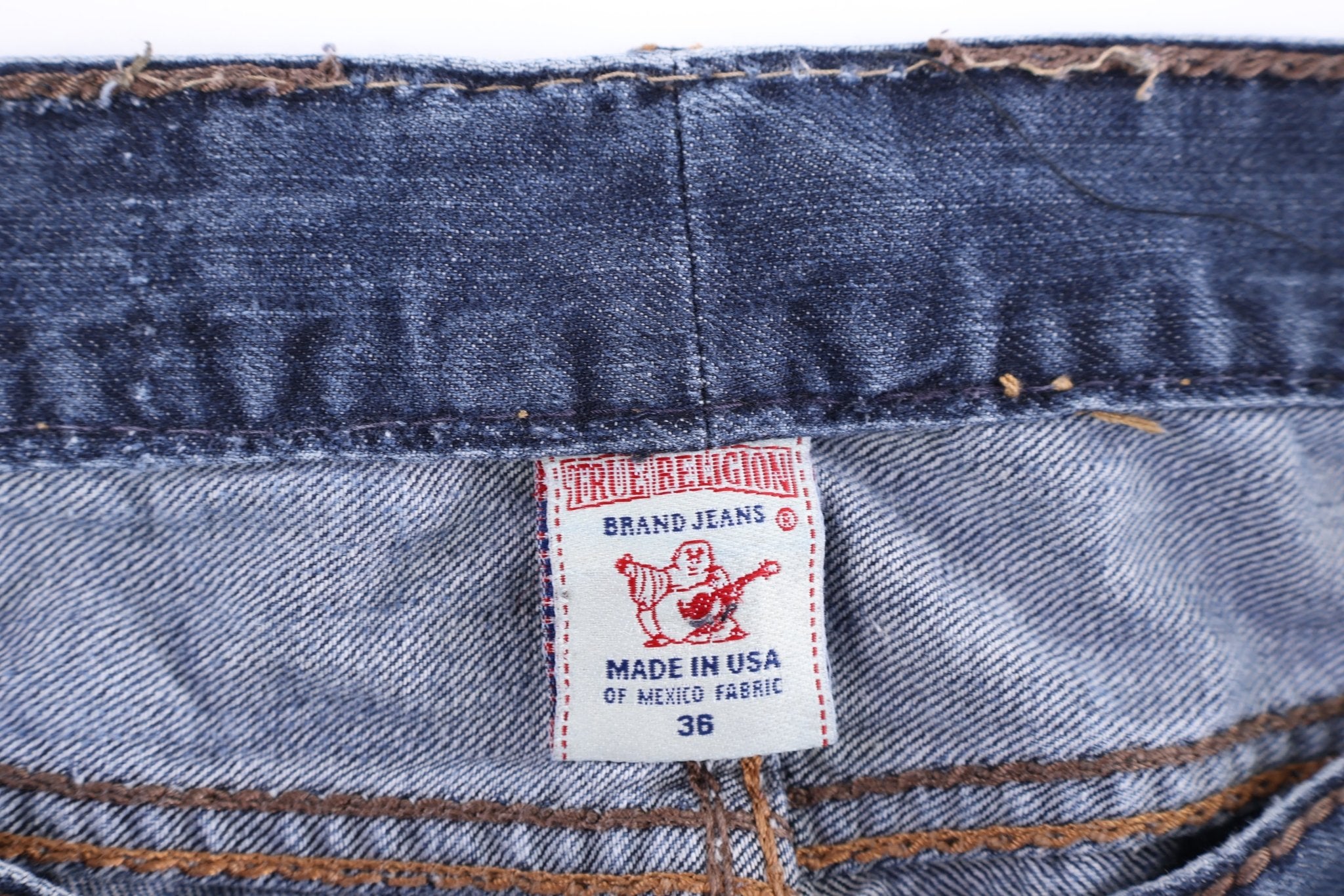 True Religion Straight Dark Wash Denim Jeans - Pants - Thrifted Threads