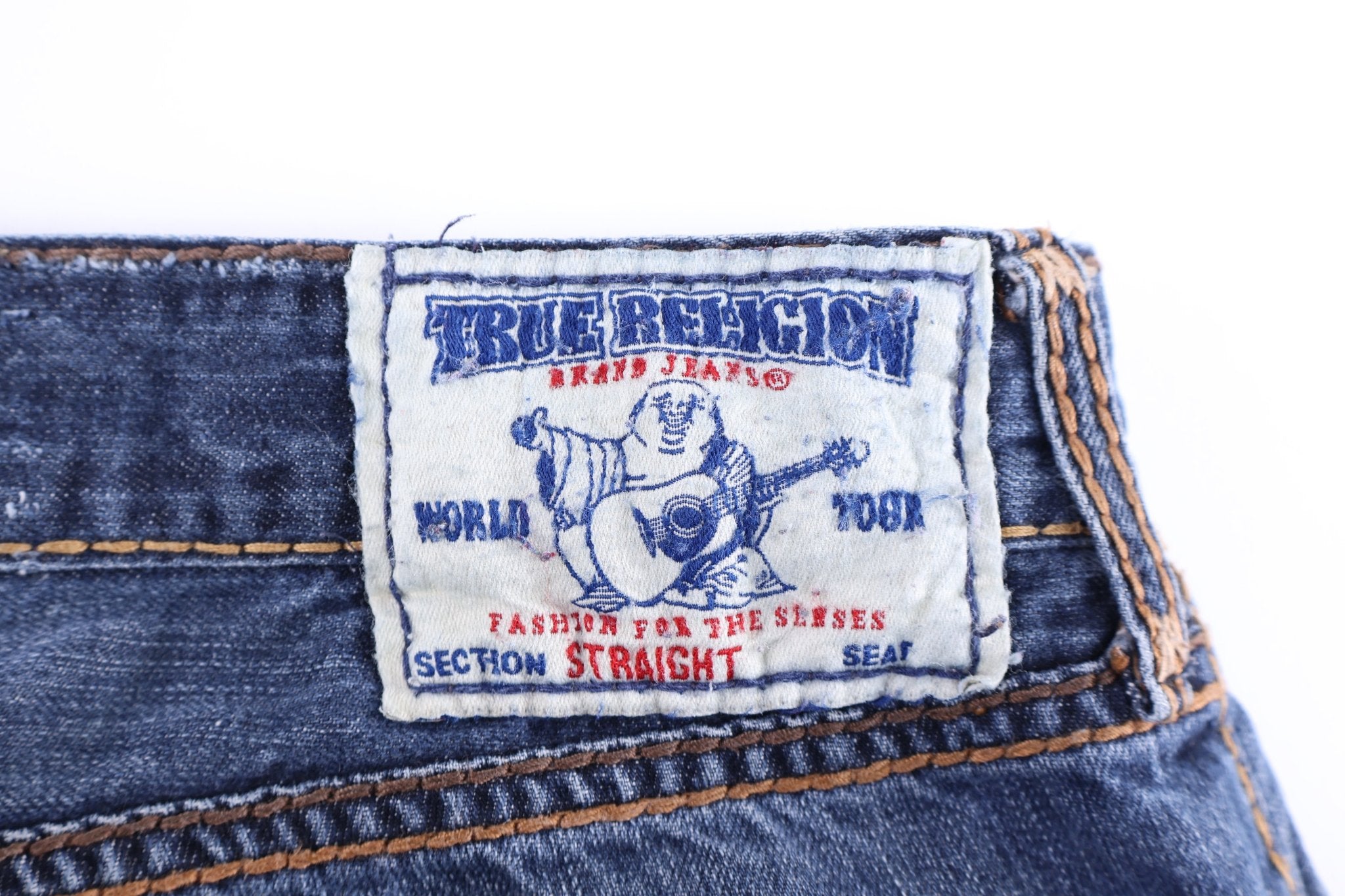 True Religion Straight Dark Wash Denim Jeans - Pants - Thrifted Threads
