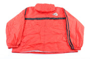 University of Georgia Red & Black Striped Zip Up Jacket - Jacket - Thrifted Threads