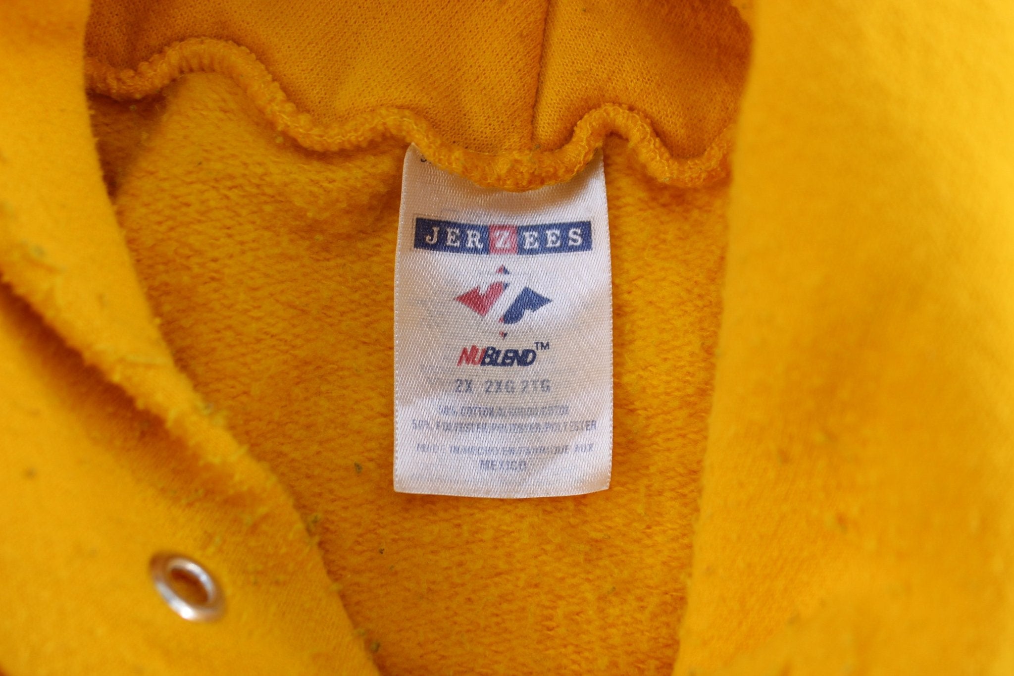University of Missouri Tigers Embroidered Yellow Pullover Hoodie - ThriftedThreads.com