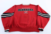 University of Nebraska Huskers Embroidered Sweatshirt - ThriftedThreads.com