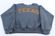 University of Texas Longhorns Embroidered Russell Athletic Sweatshirt - ThriftedThreads.com