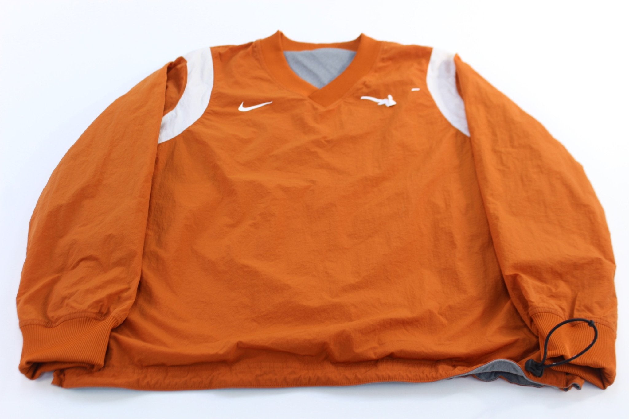 University of Texas Longhorns Nike Logo Reversible Windbreaker Pullover - ThriftedThreads.com