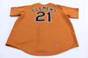 University of Texas Roger Clemens 21 Majestic Baseball Jersey - ThriftedThreads.com