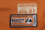 University of Texas Roger Clemens 21 Majestic Baseball Jersey - ThriftedThreads.com