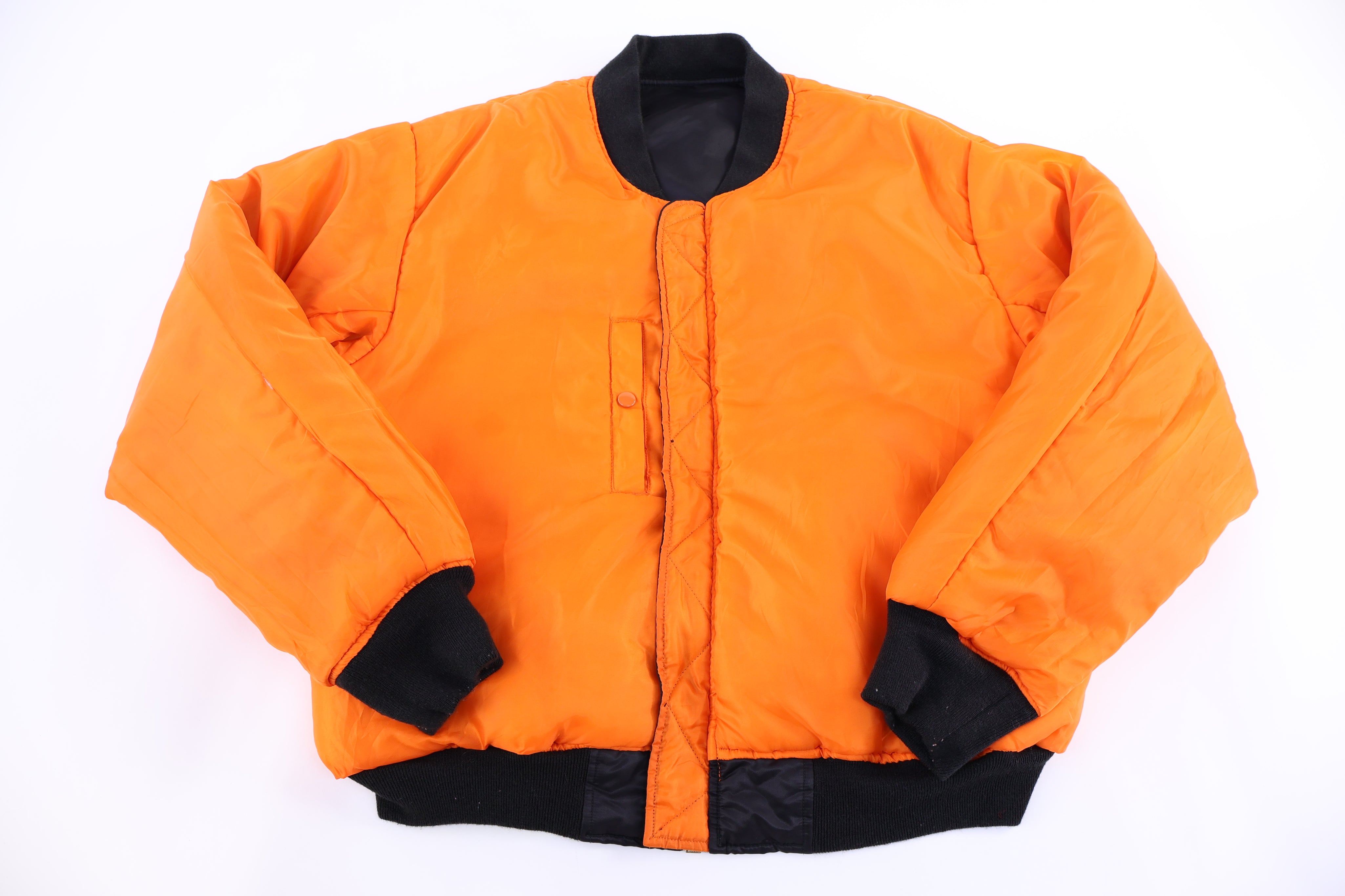 USA Flight Reversible Bomber Jacket - Jacket - Thrifted Threads
