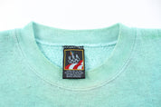 USA Olympics Embroidered Logo Seafoam Sweatshirt - Sweatshirts - Thrifted Threads