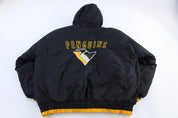 Vintage 7 Logo Pittsburgh Penguins Football Full Zip Jacket - Jacket - Thrifted Threads