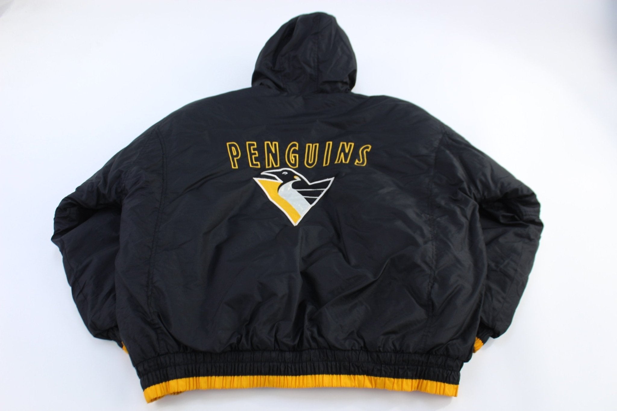 Vintage 7 Logo Pittsburgh Penguins Football Full Zip Jacket - Jacket - Thrifted Threads