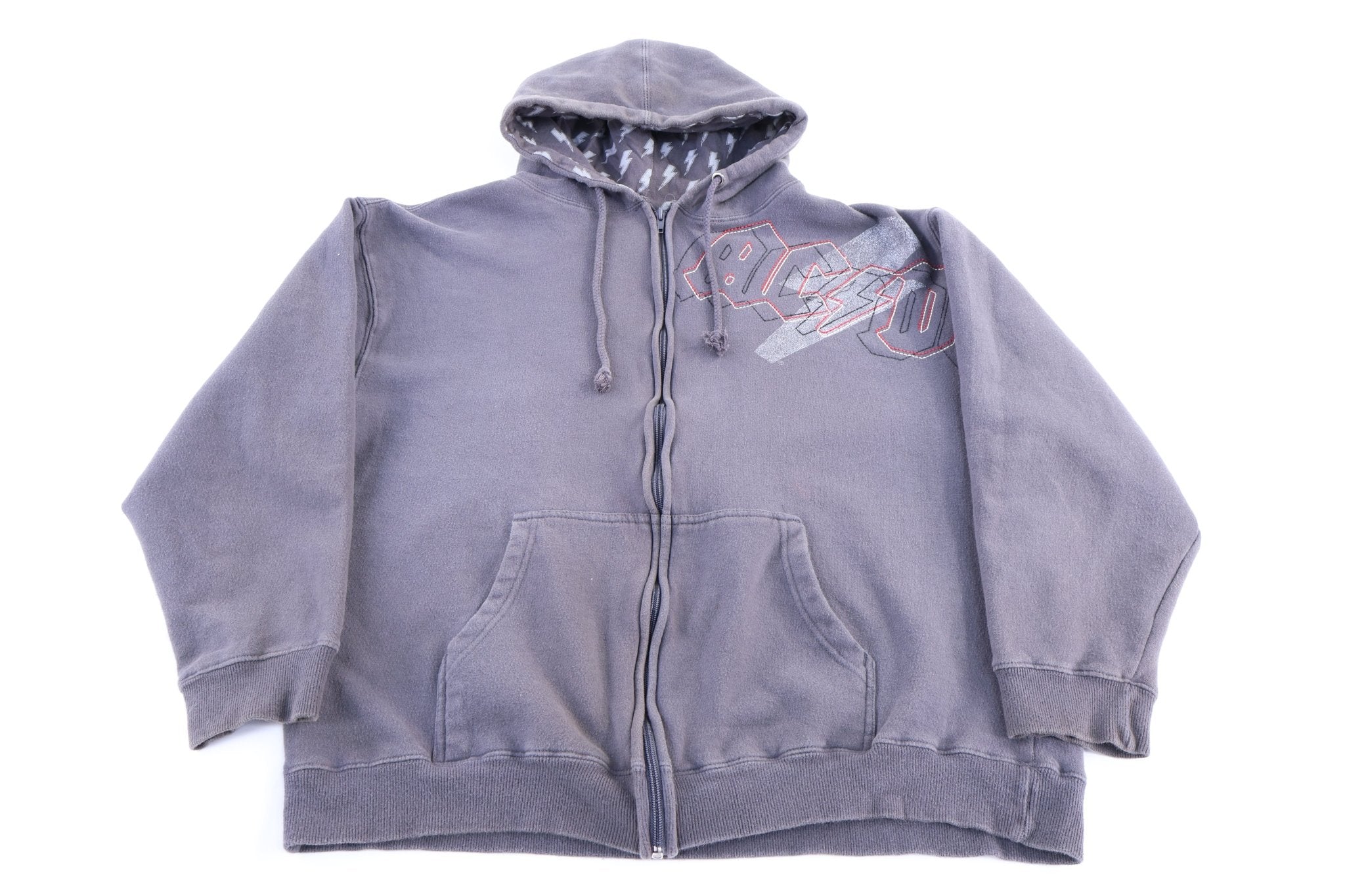 Vintage ACDC Full Zip Hoodie - Jacket - Thrifted Threads