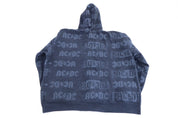Vintage ACDC Rockware Full Zip Hoodie - Jacket - Thrifted Threads