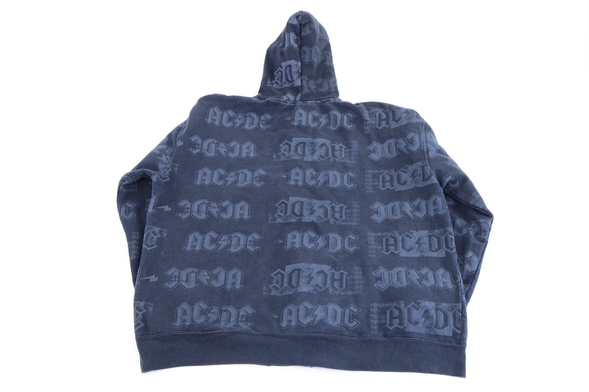 Vintage ACDC Rockware Full Zip Hoodie - Jacket - Thrifted Threads