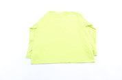 Vintage Adidas Athletic Department Neon & Black Striped LS T-Shirt - ThriftedThreads.com