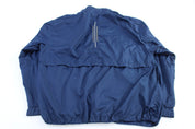 Vintage Adidas Blue Quarter Zip Windbreaker - Jacket - Thrifted Threads