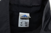 Vintage Adidas Embroidered Logo Black Zip Up Jacket - ThriftedThreads.com