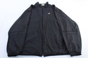 Vintage Adidas Embroidered Logo Black Zip Up Jacket - Jackets - Thrifted Threads