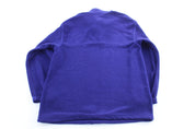 Vintage Adidas Embroidered Logo Blue Fleece Pullover - Jacket - Thrifted Threads