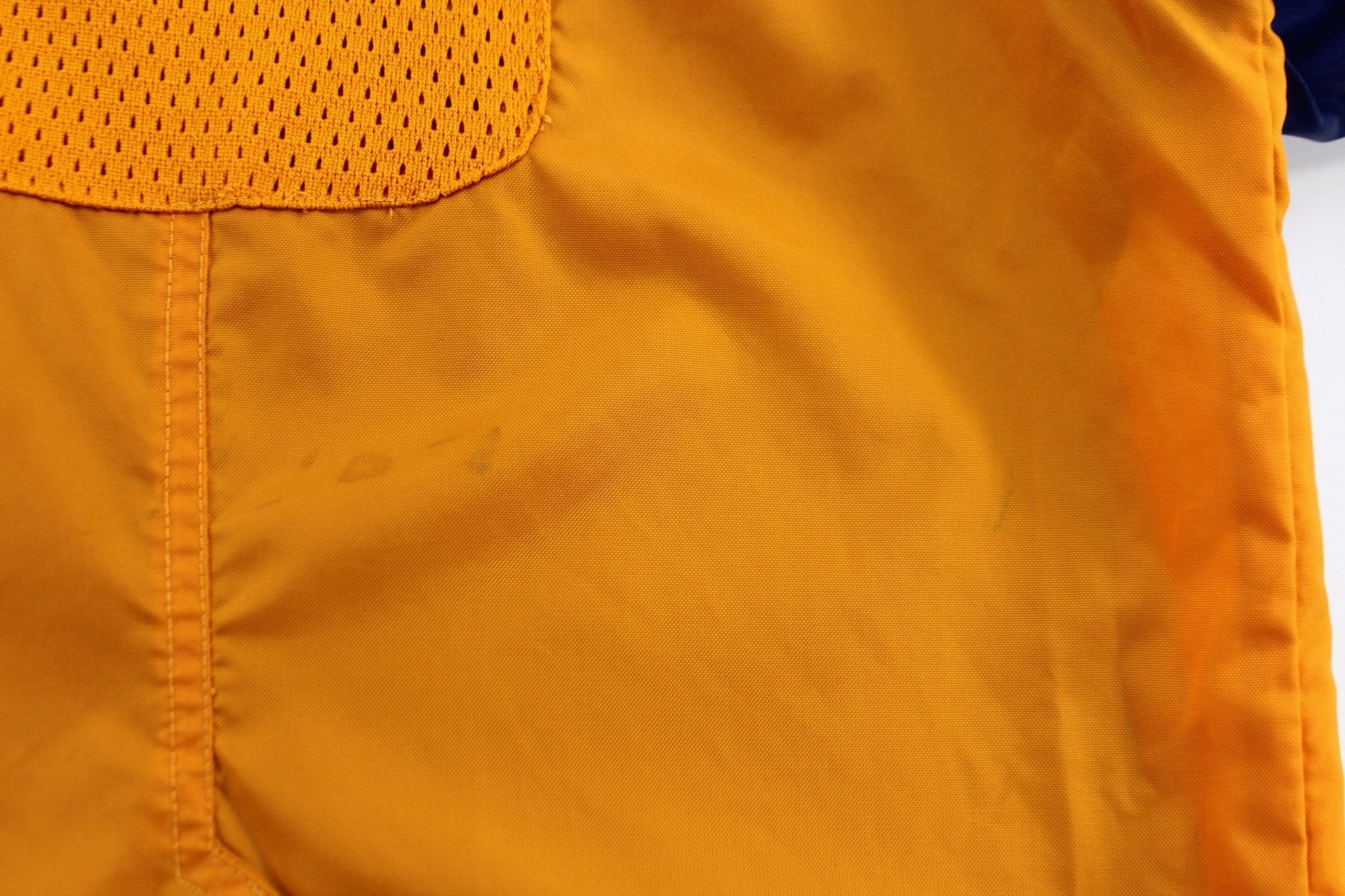 Vintage Adidas Embroidered Logo Blue & Orange Pullover Jacket - Jackets - Thrifted Threads