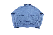Vintage Adidas Embroidered Logo Blue & Yellow Striped Zip Up Jacket - ThriftedThreads.com