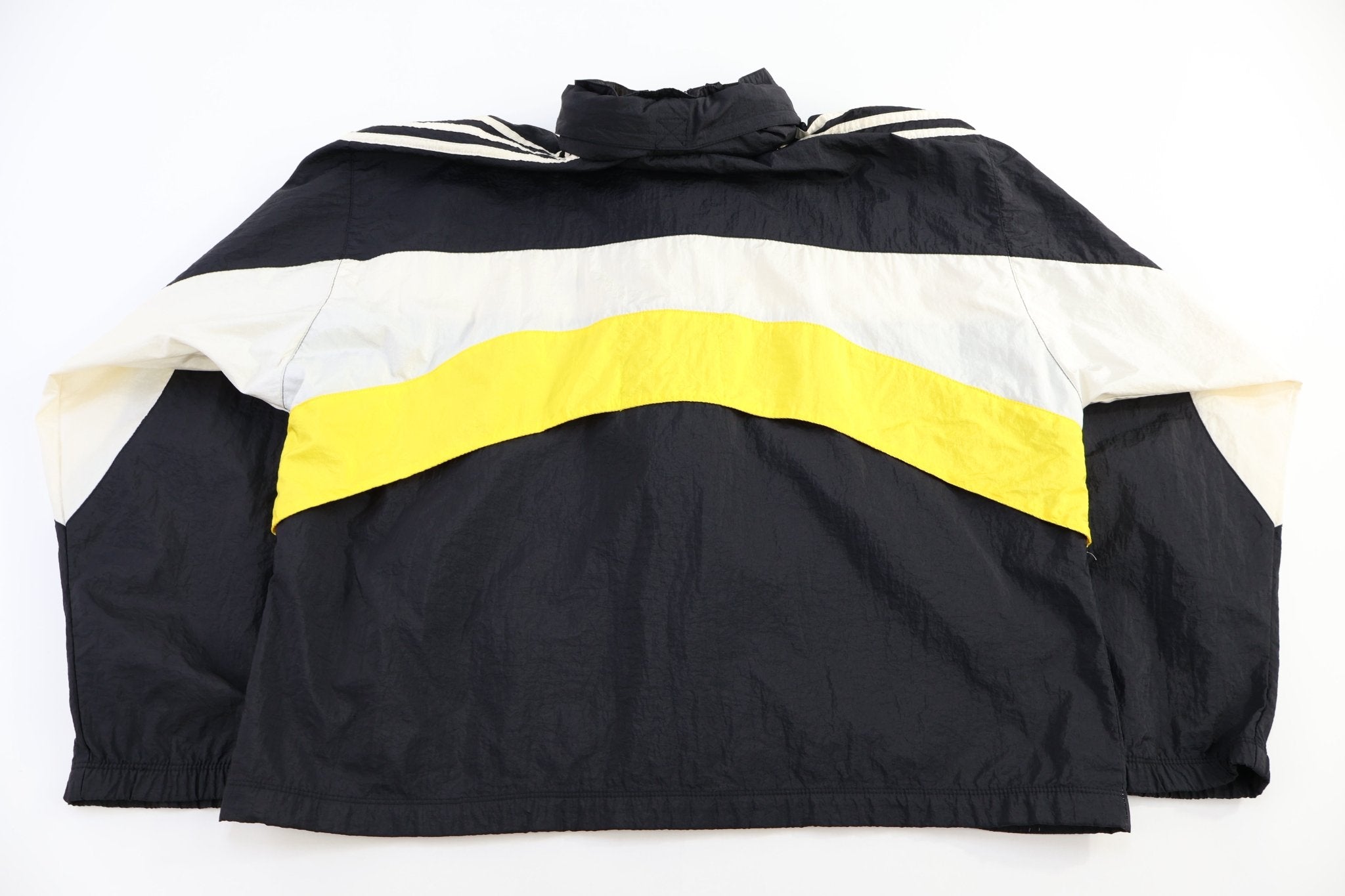 Vintage Adidas Embroidered Logo Full Zip Windbreaker - jacket - Thrifted Threads